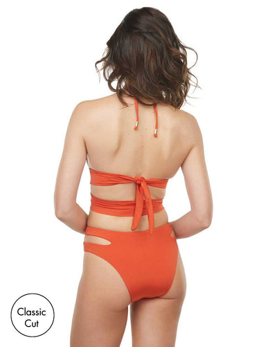 Voda Swim Women's Envy Push Up Double String Bikini Top | 1-2 Cup Sizes  Bust Increase | Padded Bikini Tops | No Underwire